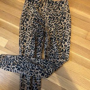 JCrew Weekend Leggings Leopard Print